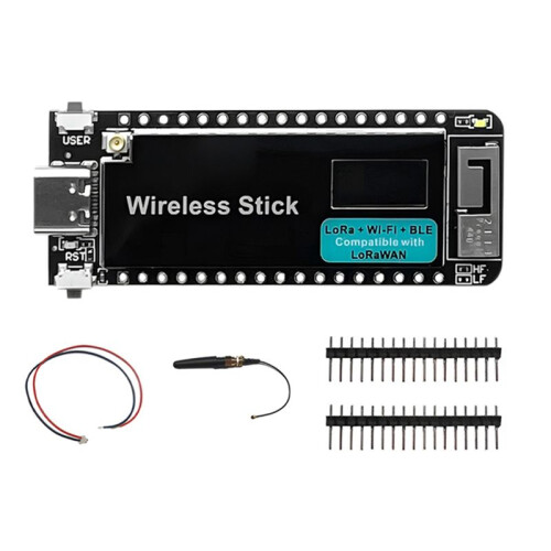 ESP32-S3 Wireless Stick V3 433-510MHz LoRa WIFI  Development Board com Tela OLED de 0,49 Polegadas