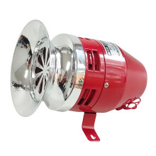 Industrial Siren Alarm 130dB Loud Emergency Strobe Heavy Duty Steel Security Fire Alarm