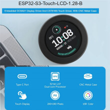 Placa de Desarrollo ESP32-S3 con Pantalla LCD Táctil Redonda de 1,28 Pulgadas Controlador de Pantalla GC9A01 Integrado Controlador Táctil CST816S