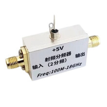 100Mhz-18GHz RF Prescaler Divider Frequency 2 Divider High Frequency Signal to Low Frequency Conversion Radio Amplifier