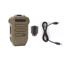 VR-N7500 Bezprzewodowy Mikrofon Walkie-Talkie BHM-79 do Radia Samochodowego N7600 ZASTONE D9000APP N75 N7600 Brązowy