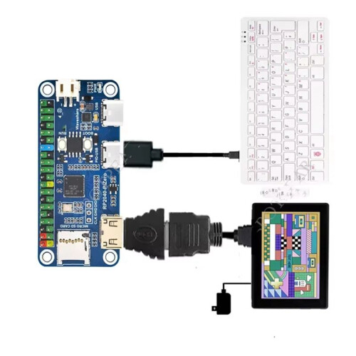 RP2040-Pi Zero Development Board 16MB Programming Board Dual-Core Processor DVI  Based  Raspberry Pi RP2040 2