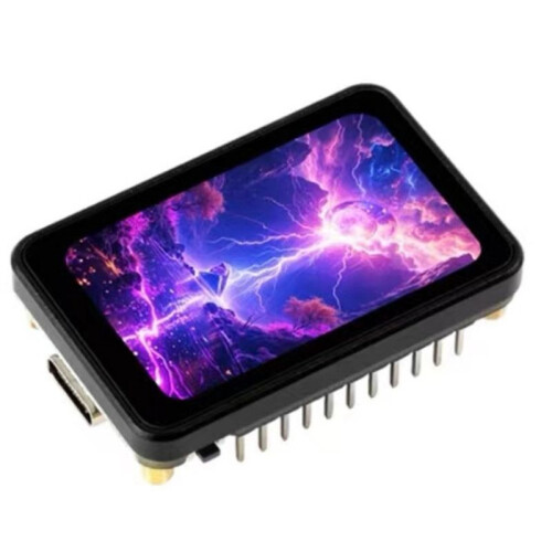 Waveshare RP2350 Development Board 280x456 Resolution for Raspberry Pi  2 1.64 Inch AMOLED Rounded Capacitive Touch Display