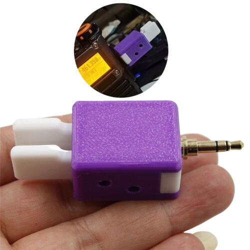 Double Paddle CW Key Double Automatic Key Morse Code  Multipurpose Sturdy Black 1