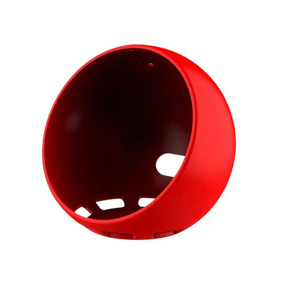 Silicone Protective Cover For Amazon Echo Spot Accessories Silicone Cover Is Dustproof And Drop-Proof A309 Red 6032767465321
