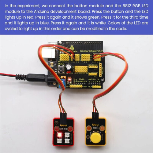 6812 RGB Module for  Compatible with  Diy Electronic Building Blocks 1