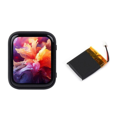 Para Raspberry Pi  2 RP2350 Placa de Desenvolvimento AMOLED de 1,8 Polegadas Tela Sensível Ao Toque 368x448 Relógio Programável QSPI B 1
