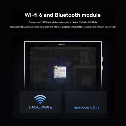 ESP32 P4 Development Board 4 Inch Touch Display Panels RISC-V MCU Wifi 6 BT Module 720x720 32MB Flash SPI 1