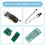 Módulo Programador USB CH341A CH341B 24/25 EEPROM Flash BIOS, Pinza de Prueba SOIC8 SOP8 para EEPROM 93CXX/25CXX/24CXX 7