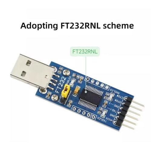 FT232 USB to UART USB to TTL FT232RNL Flashing Tool Serial Communication Module Type A 2