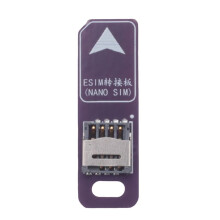TPC ESIM to SIM ESIM Card Adapter Conversion Board ESIM Lab Test Solderless Cable for 5x6mm Chips