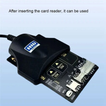 Adaptateur 4 en 1 pour Test D'Ouverture de Carte pour Téléphone Portable, Compatible avec les Cartes SIM/Micro-SIM/ SIM/ESIM