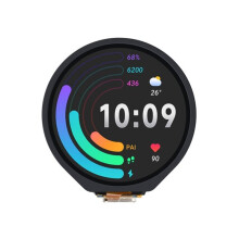 Carte de Développement de Microcontrôleur RP2350 Écran LCD Tactile Intégré de 1,28 Pouce Capteur à Six Axes Processeur Double Cœur RP2350