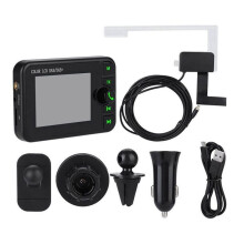 Digital Car DAB/DAB+ Radio Adapter with 2.4Inch LCD, Compatible FM Transmitter, Handsfree Calling for Cars