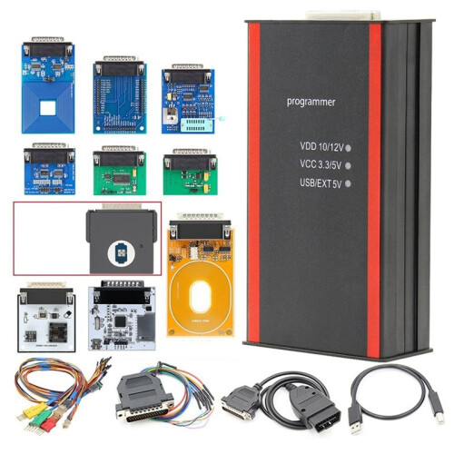IPROG Pro V87 Full Set ECU Key Programmer Iprog+ Eeprom IMMO Car Radio Reset Dashboard Kilometer DIGIPROG 3 Carprog 1