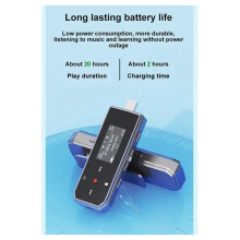 X80 USB MP3 Player 64GB Touch Key 5.3 Sports Clip Music Player Support FM Radio Recorder E-Book Pedometer