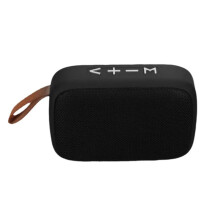 Portable Speakers Outdoor Loudspeaker Wireless Column 3D Stereo Music Player Hifi Sound Box Black