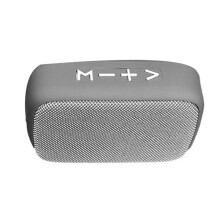 Bärbara Högtalare Utomhus Minihögtalare Trådlös Kolumn 3D Stereo Musikspelare Hifi Ljudbox Svart&Silver