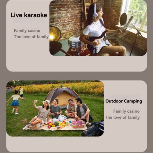 Speaker with Microphone Speaker Support TF Card U Disk AUX 3D Sound Diffusion Type Alarm Clock Speaker B