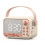Alarm Clock  5.0 Speaker Support TF Card U Disk AUX 3D Sound Balance Diffusion Type Alarm Clock Speaker B 1