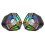 USB Wired Computer Speaker Multimedia Computer Subwoofer Colorful Lighting Effect RGB Desktop Game Speaker 1