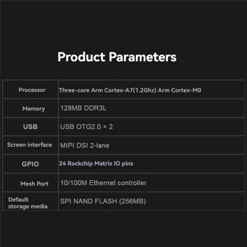For Luckfox Lyra  Linux Development Board RK3506G2 Rockchip Linux Board 10/100M Network Port for MIPI Display A 2
