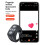 Ring Mobile Phone  Remote Control  Charging Case Camera Remote Shutter for Remote E-Book Page Turning B 9