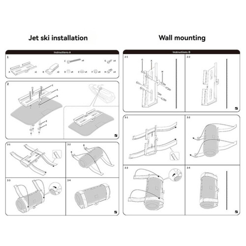 Universal  Speaker Bracket Portable Bicycle Metal Bracket Adjustable Bicycle Speaker Bracket with Straps