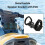 Universal  Speaker Bracket Portable Bicycle Metal Bracket Adjustable Bicycle Speaker Bracket with Straps 2