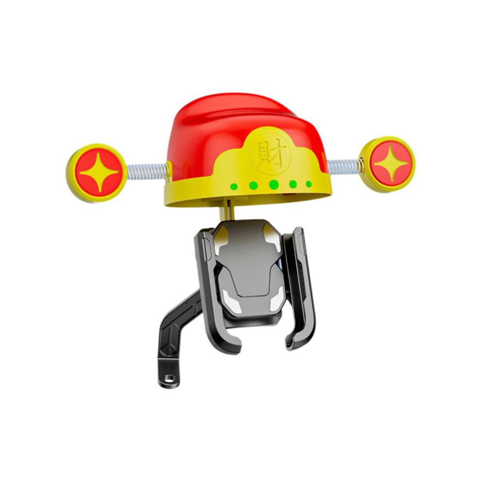 Funny Bicycle Motorcycle Phone Holder Outdoor Cycling Navigation Stand Sunscreen Rainproof For Smartphone Stand,A 6033462695785