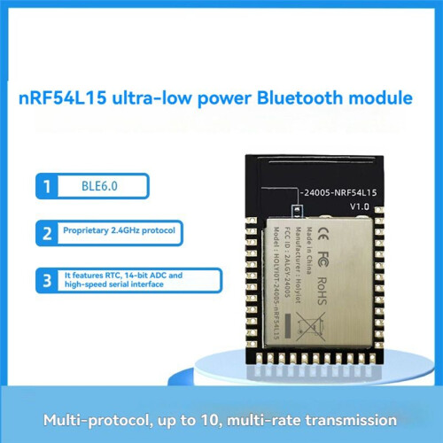 2.4Ghz  6.0 Module NRF54L15 Chip Ultra-Low Power Grid Development Board Consumer Electronics BLE Module 1