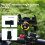Multi-Functional Phone Stopwatch Stand 3-in-1 Phone Computer Extension Stand for /Bryton/Wahoo 4