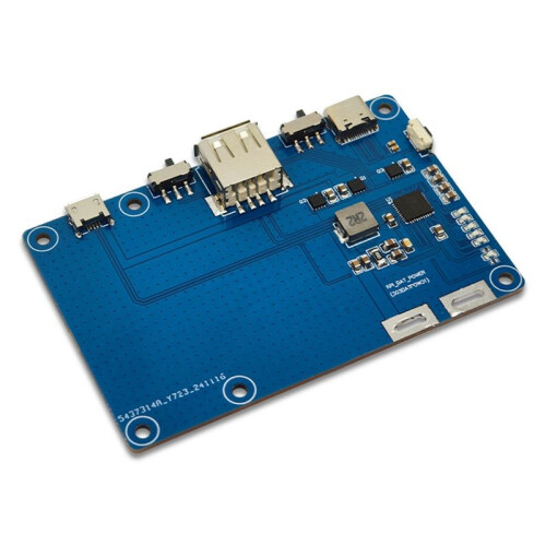 For Raspberry Pi Lithium Battery Expansion Board USB TYPE-C Dual Port Fast Charging 5V3A Output for Raspberry Pi 1