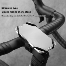 MobilhåLlare för Cykel Silikonband Silikonband Justerbart Band Halkfri StöTsäKer för Mountainbike Racercykel