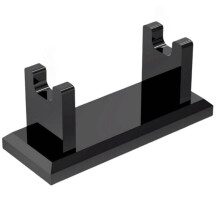 Acrylic Men'S Stand Holder, Compatible with Viking Blade Chief, MK-23C, Shaving Revolution, Clear Black, 1 Pack