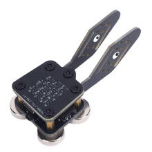 Clé CW Automatique pour Entraînement PCB, 4 Bases Magnétiques, Clé Morse Automatique à Double Palette, Clé Morse à Double Palette