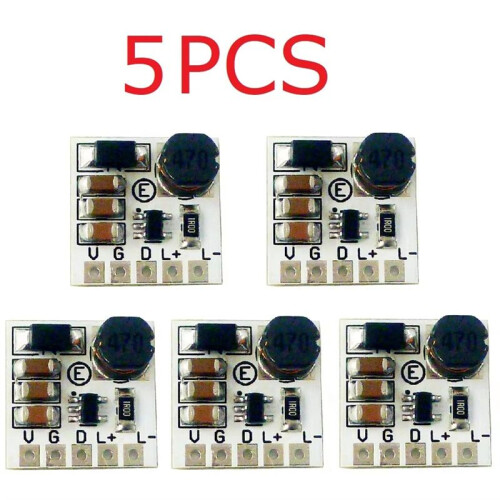 5PCS  5-27V 350mA Step-Down HB LED Driver Module Adjustable PWM Controller - Buck Constant Current Converter 2