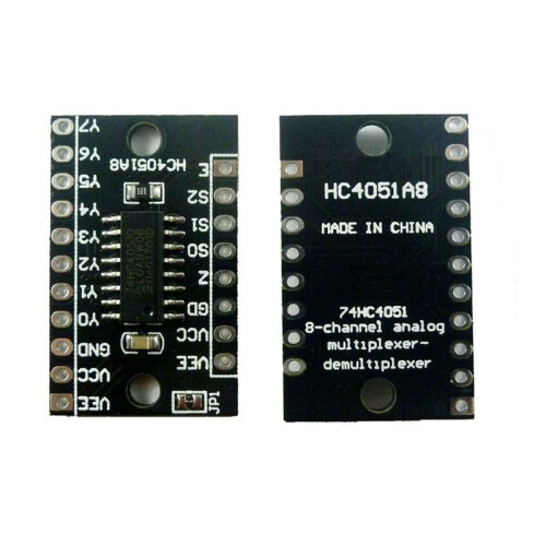 Modulo Multiplexer/Demultiplexer Analogico A 8 Canali HC4051A8 74HC4051 per Breadboard per  per Raspberry Pi 2