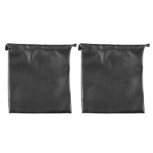 2X PU Leather Soft Storage Bag Pouch Case for Around Earphone AE TP-1 DJ Headphone Black