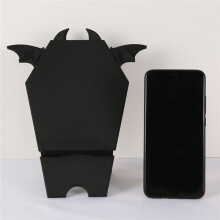 Support de Téléphone Portable Style Gothique (1 Pièce), Support de Bureau Original en Forme de Chauve-Souris, Idéal pour le Salon