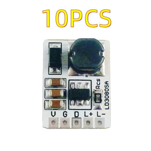 10PCS LD3080SA 20W  3.5-30V Step-Down LED Driver Module - Buck Constant Current Module for Flashlight 330MA 2