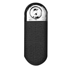 Haut-Parleur Magnétique Portable Subwoofer TWS Lecteur de Musique Sans Fil NFC Support de Téléphone à Induction Noir
