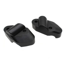Motorcycle Handlebar Heightening Riser Bar Clamp Mount for  Multistrada950 Multistrada 950 1200 S 2017- Black