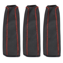 3X Manchon de Protection Couverture de Frein À Main En Cuir pour / Accord / 8, Ligne Noire + Rouge