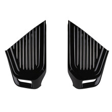 Autocollant de Garniture de Sortie D'Air de Cadre de Sortie de Climatisation de Tableau de Bord de Voiture pour Prado LC250 2024 Noir Brillant