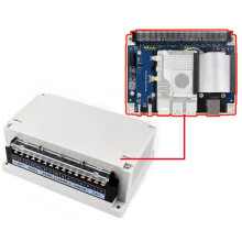 Isolated RS232/RS485/CAN/CAN FD Expansion Board for Raspberry Pi 4/5 Expands 2XRS485+1XRS232+1XCAN FD+1XCAN with Case A