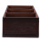 2X Retro PU Leather Cosmetic Storage Box Remote Control Phone Holder Table Organizer for Home Office Storage Case 3