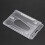 2X Vertical Hard Plastic Badge Holder Double Card ID Multi Transparent 10X6cm 6
