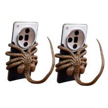 Przytulający Twarz Uchwyt na Telefon Komórkowy Halloween Horror Adsorpcja Twarzy Dekoracja Regulowany Uchwyt na Telefon Komórkowy