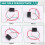 2Pcs  3.6V-6V to 20kv Boost Step  Power Module High Voltage Generator Transformer Converter Module 5